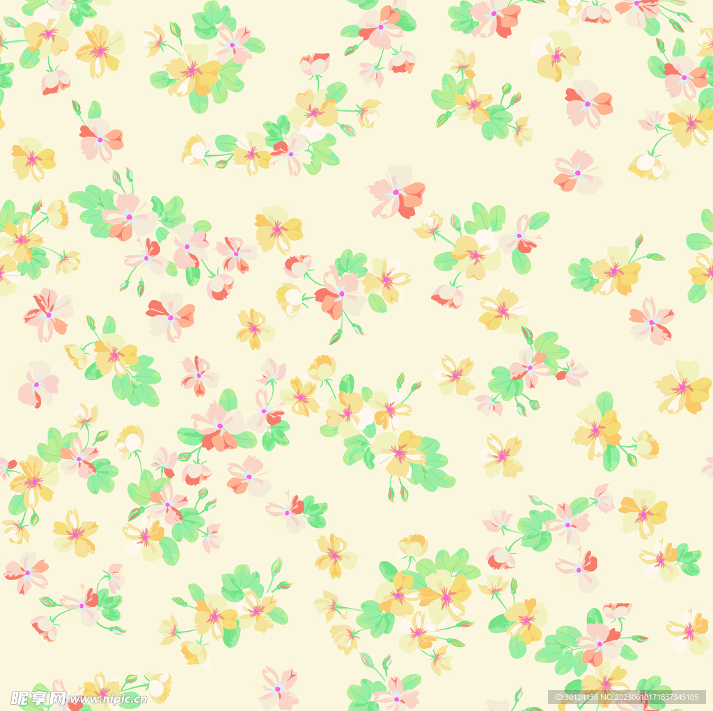 小碎花 