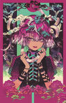 二次元美女手绘插画图片