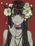  二次元美女手绘插画图片