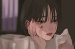 二次元美女手绘插画图片