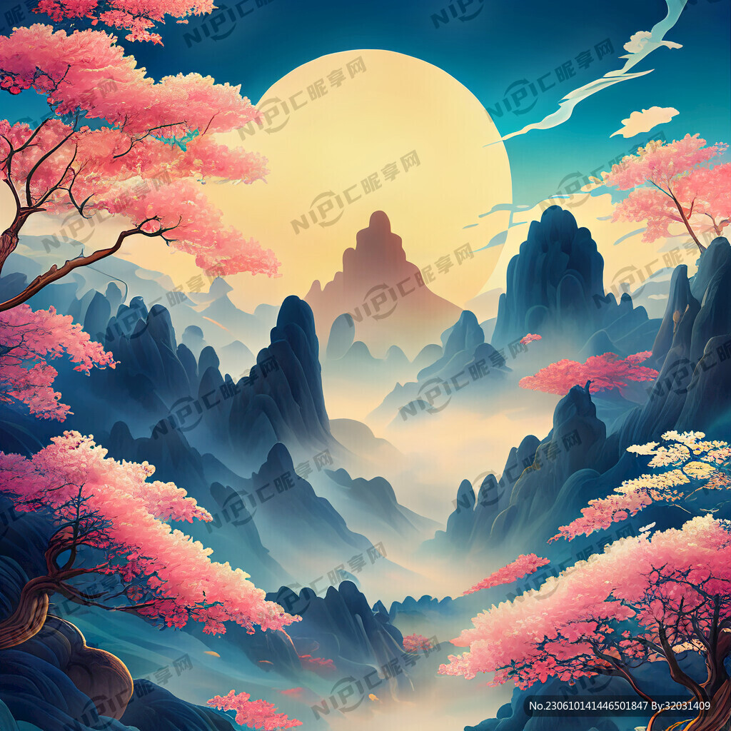 游戏梦幻唯美新中式风景 超高清