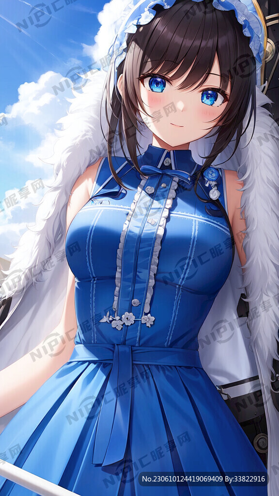 电竞少女 比赛 蓝色