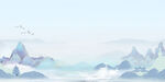 中国风山水背景