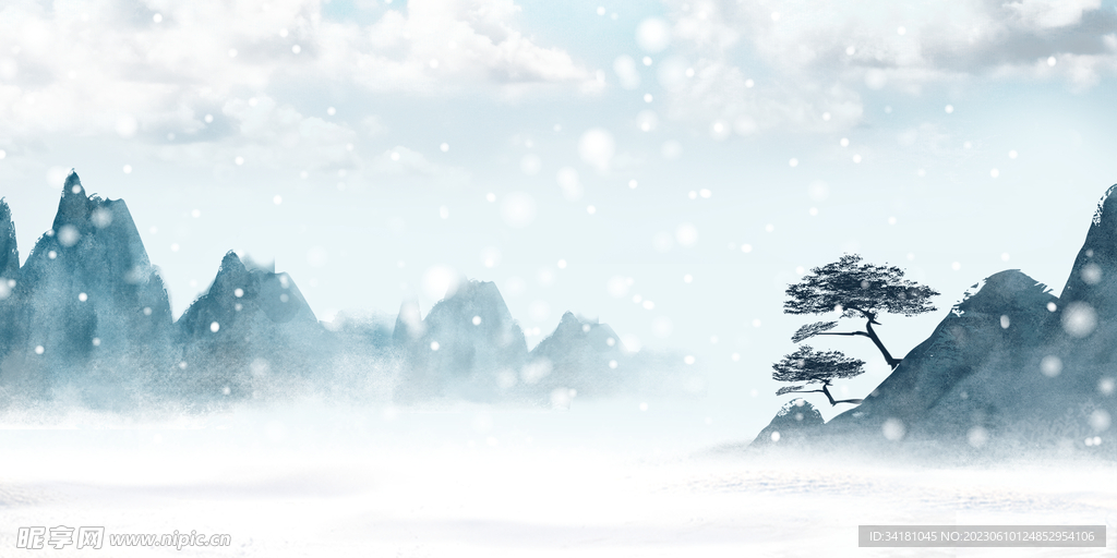 雪景中国风