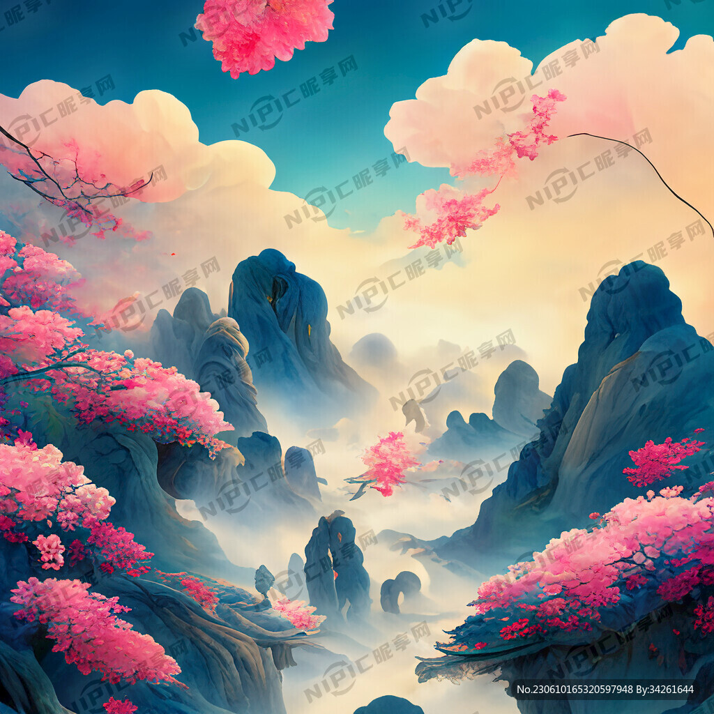 游戏梦幻唯美新中式风景 超高清