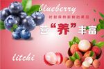 水果灯箱 蓝莓 荔枝