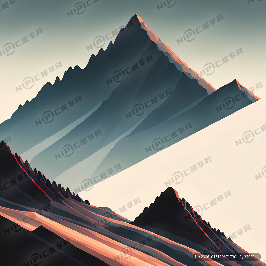 山线条