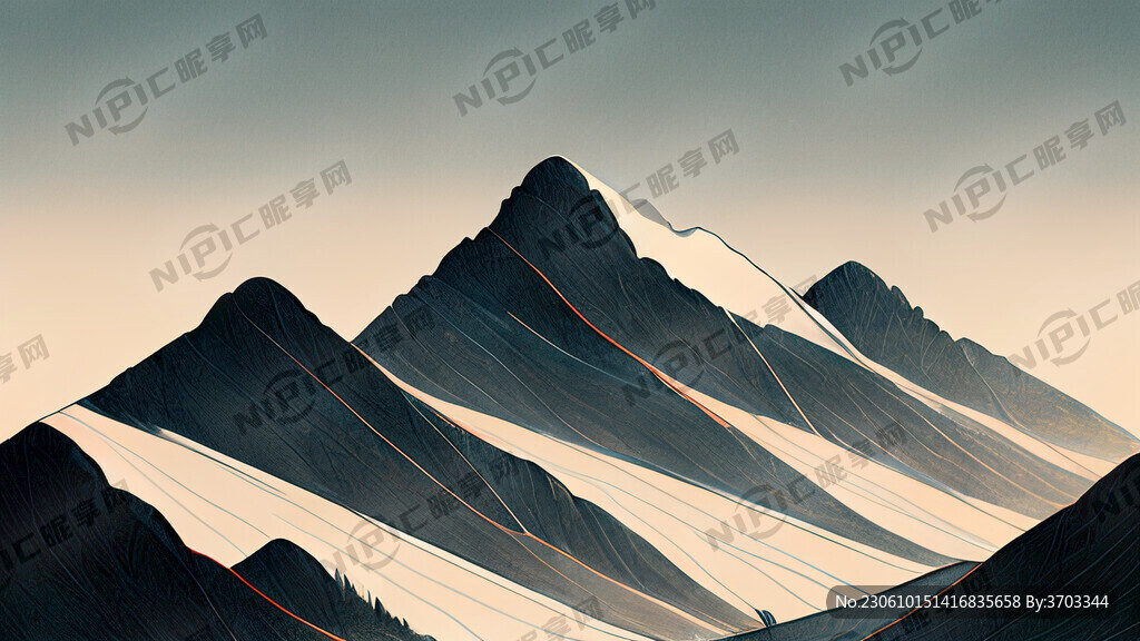 山线条
