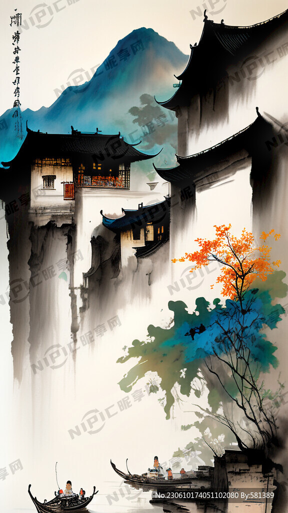 闽南风格的一张祖厝效果图