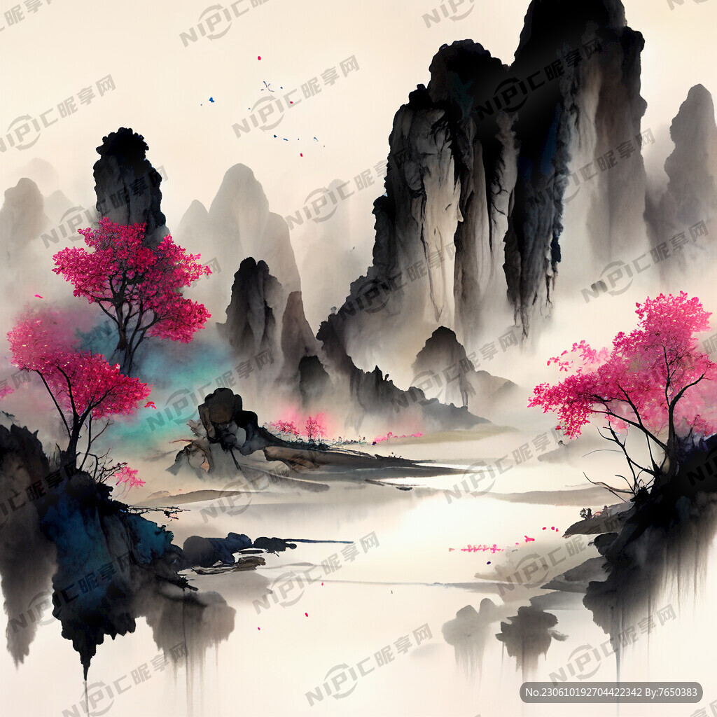 游戏梦幻唯美新中式风景 超高清