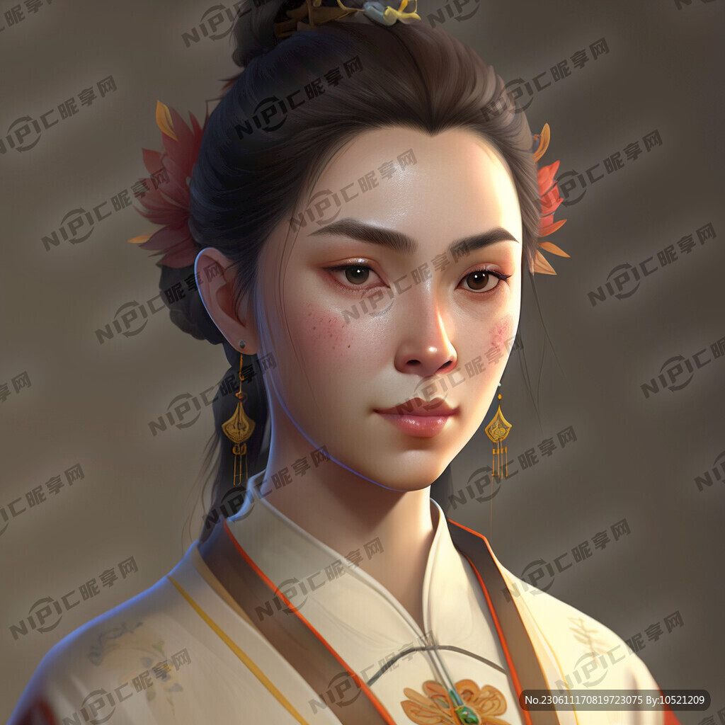 中式  人物