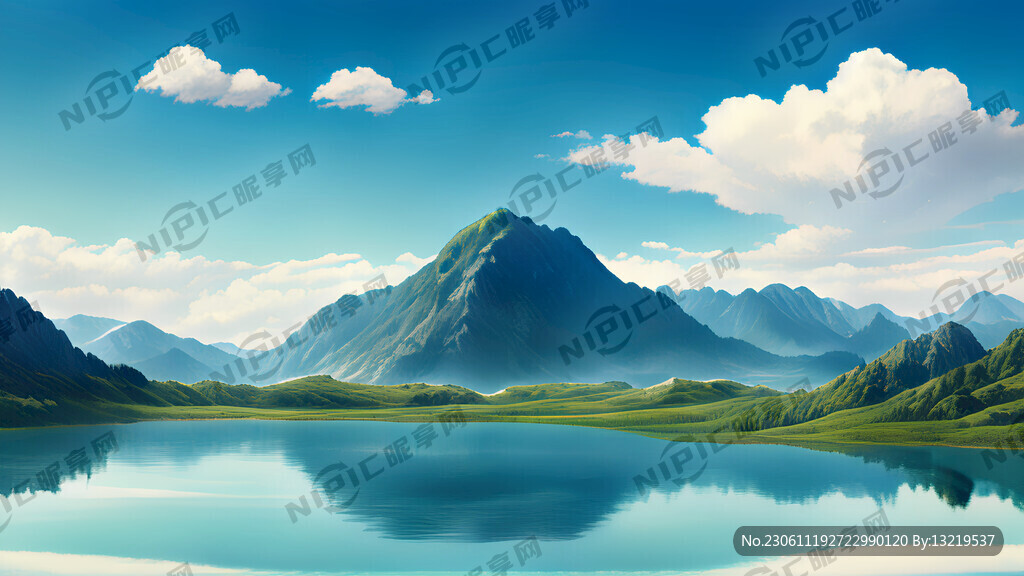 蓝天 湖水 青山 环保