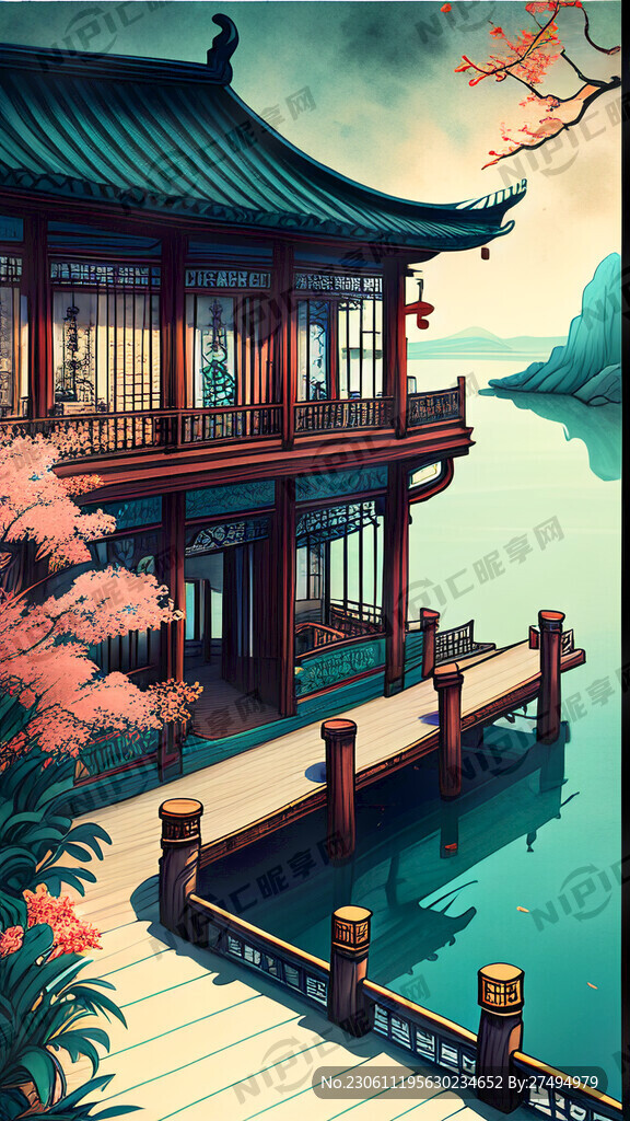 民国码头高角度视角