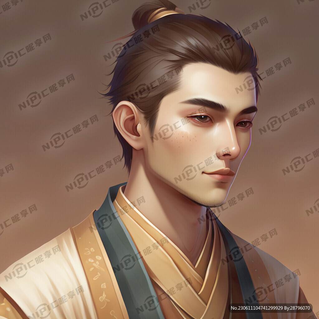 男生 慵懒 中国风 头像 古装