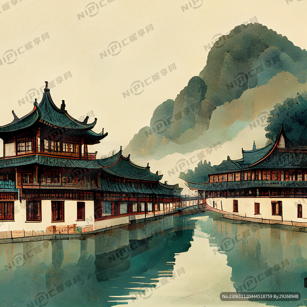 酿酒 美酒河 复古场景 古建筑