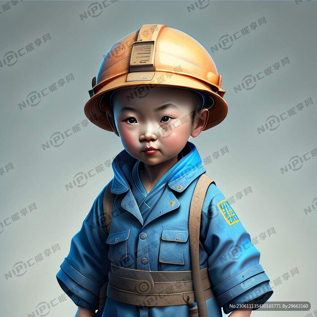 小蓝打工人