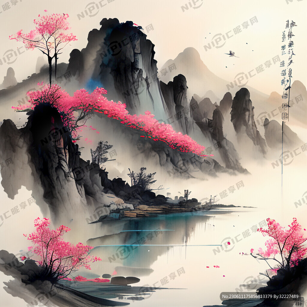 游戏梦幻唯美新中式风景 超高清