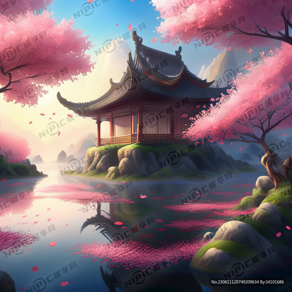 游戏梦幻唯美新中式风景 超高清