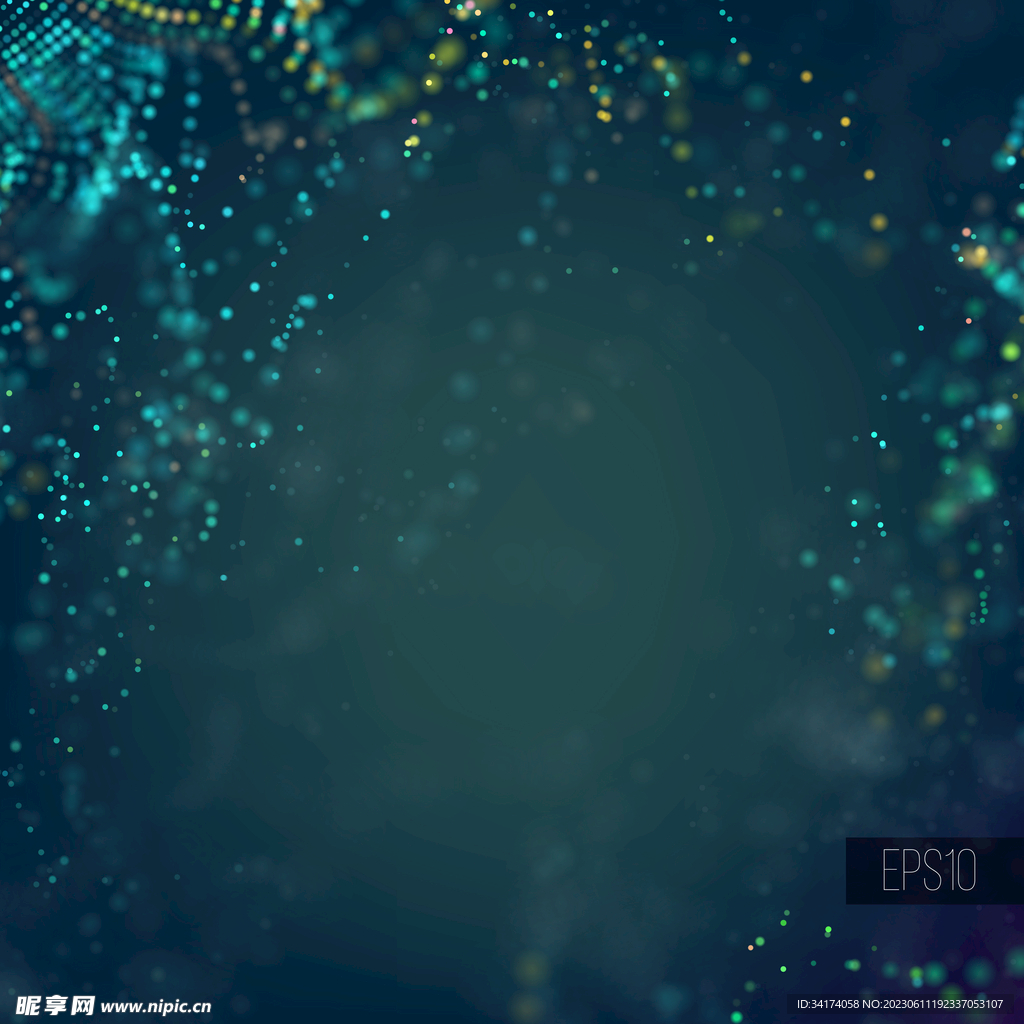 蓝色科技背景