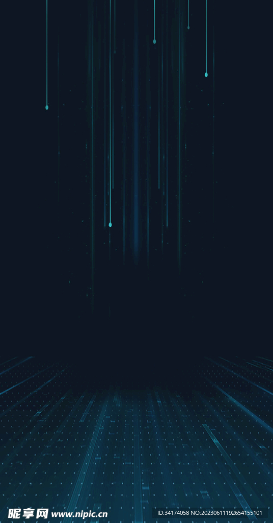 蓝色科技背景