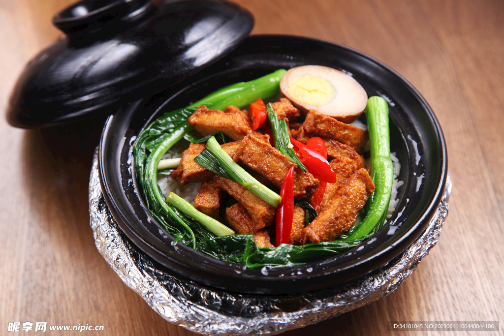 煲仔饭美食