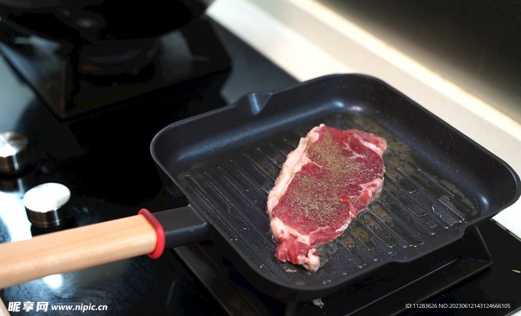 煎生牛肉
