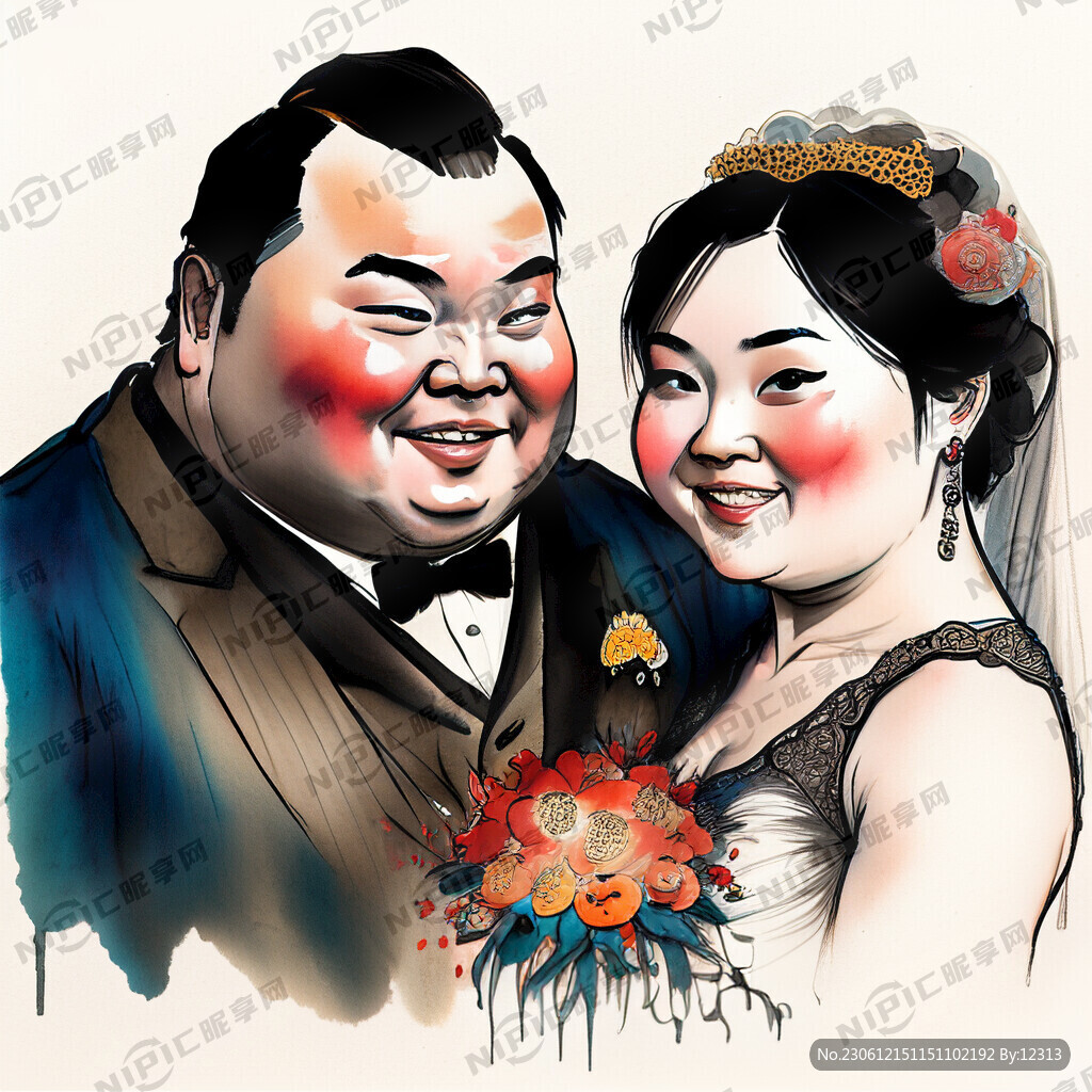 王杰结婚  中式  微胖   