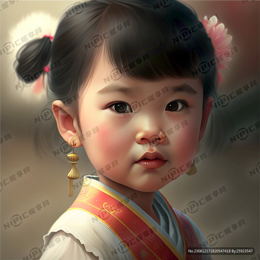 可爱小女孩