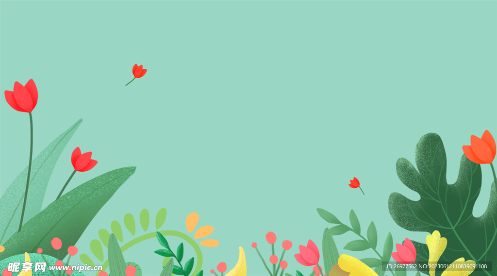 绿色植物背景