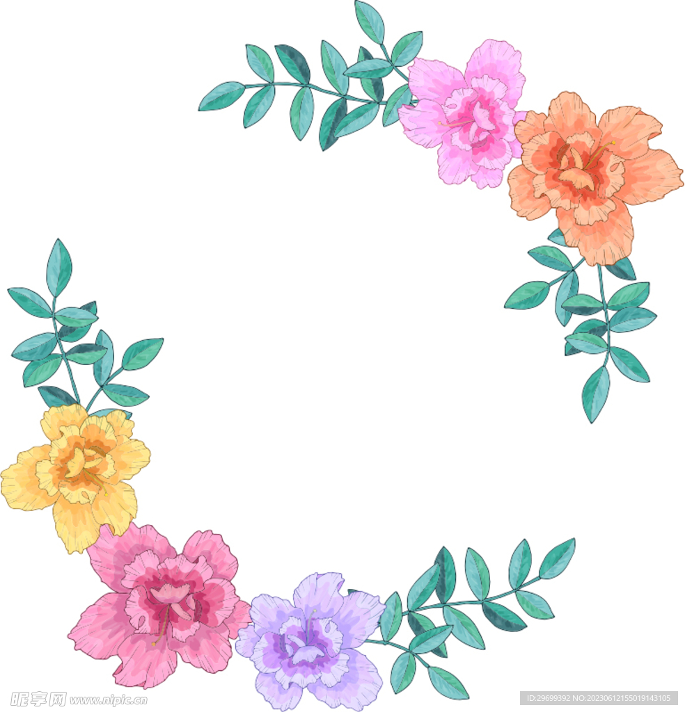 手绘花卉