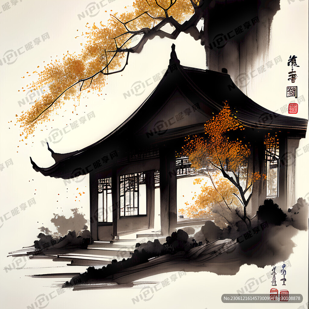 书 书香校园 水墨 毛笔