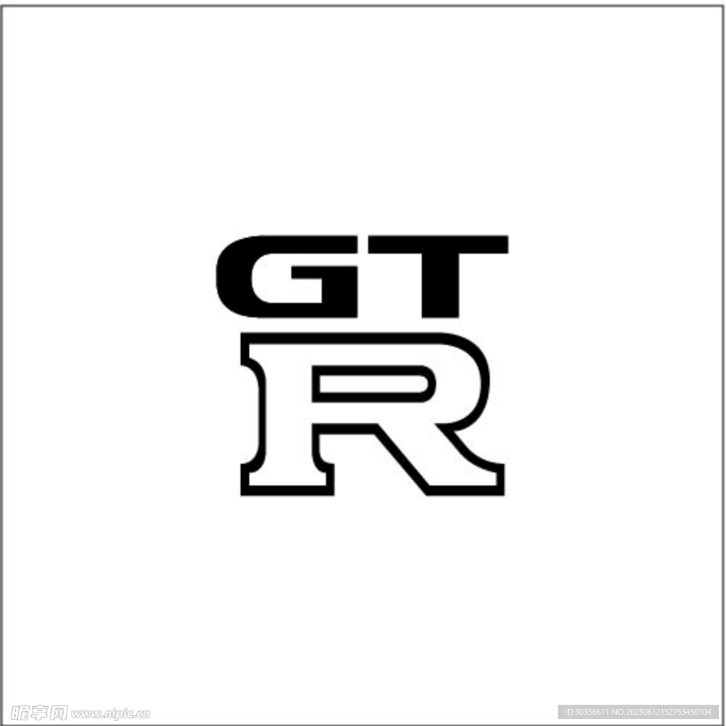 GTR  车标 