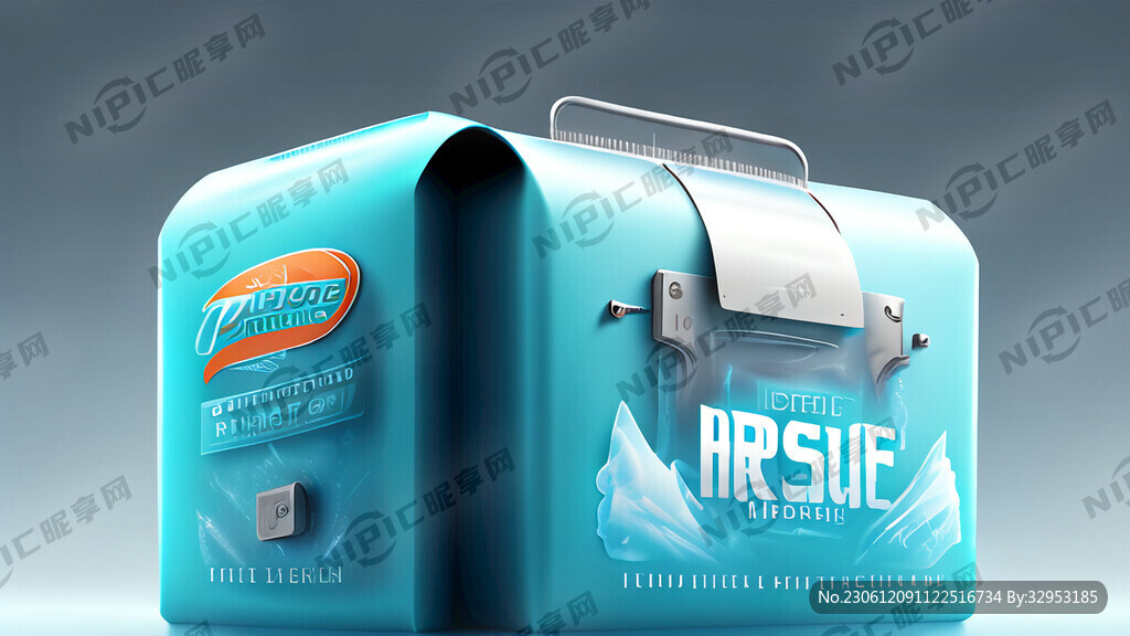 纯电动冰袋包装机字体设计