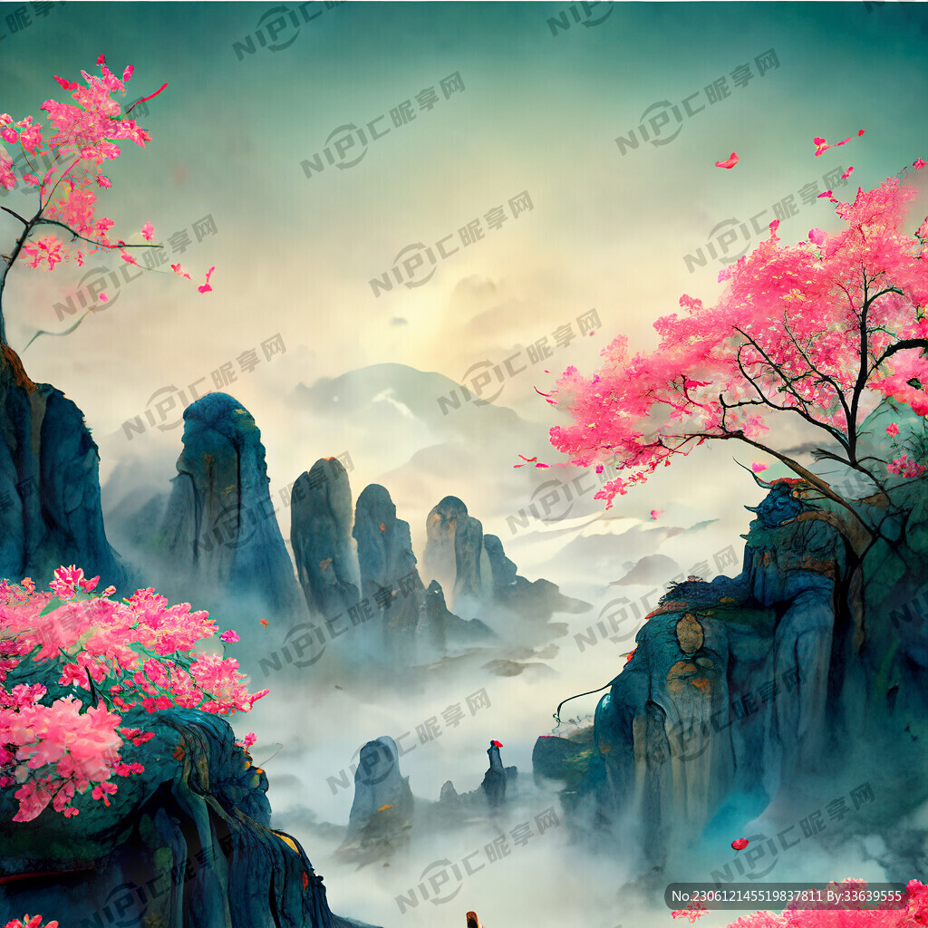 游戏梦幻唯美新中式风景 超高清
