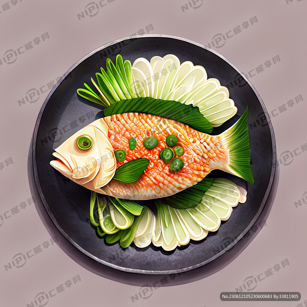 食物 铁板鲫鱼 辣椒 葱 大蒜