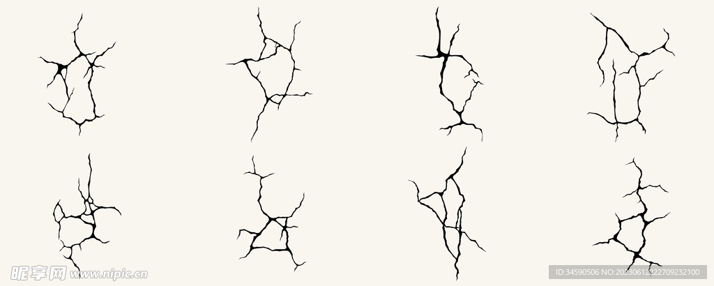 墙壁开裂纹路