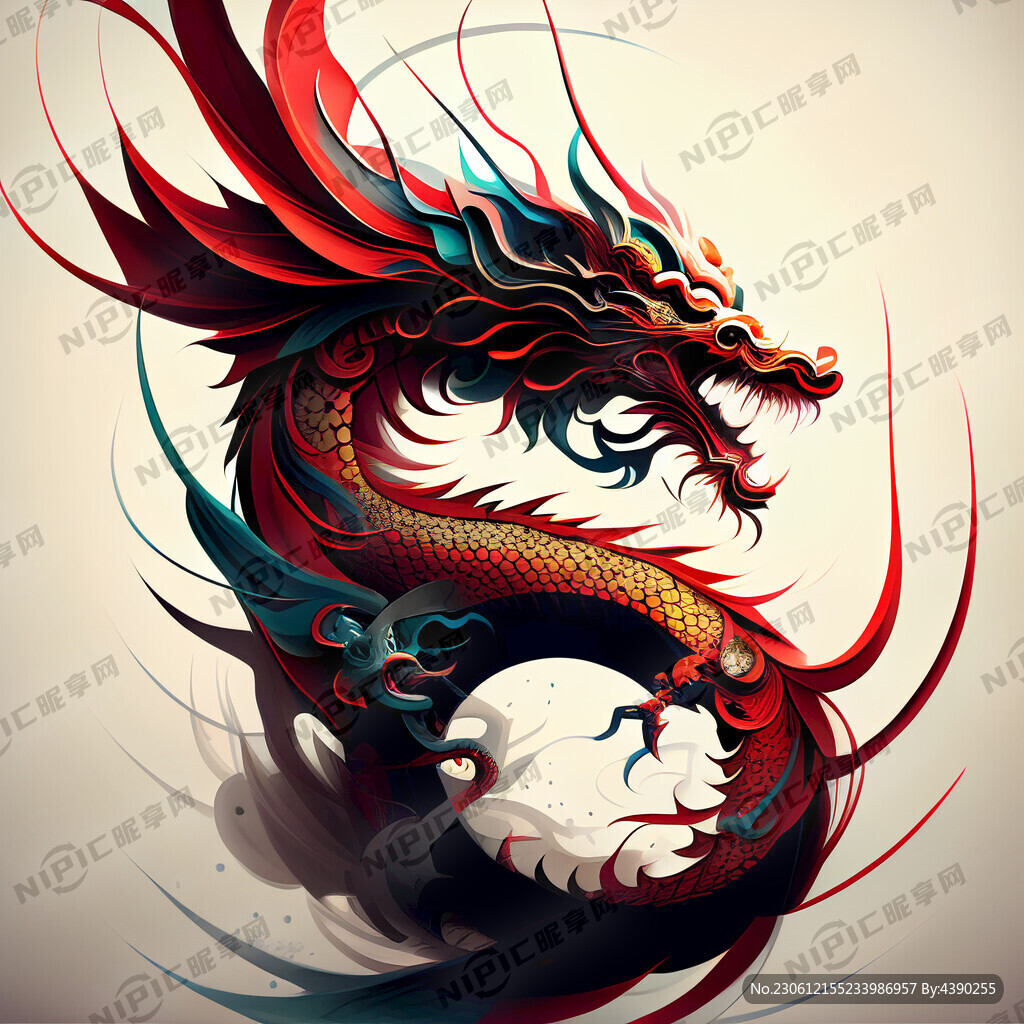 正龙中国抽象