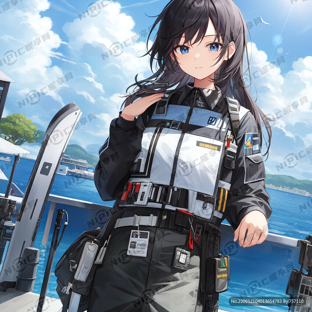 队员行队礼 背后有队旗