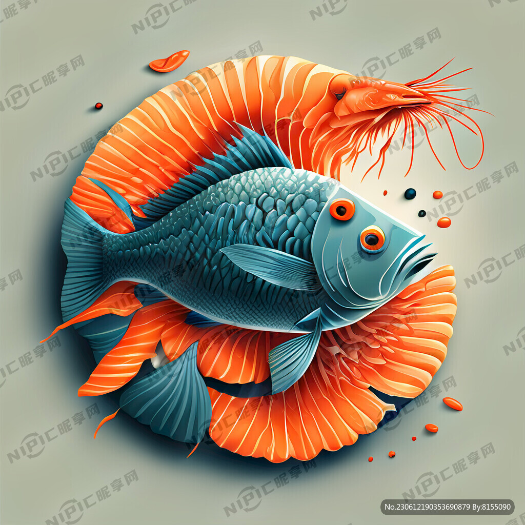 海鲜矢量图