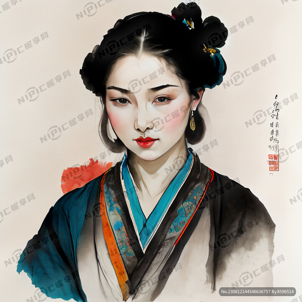 古代人物侍女