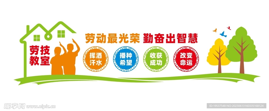 劳技教室文化墙