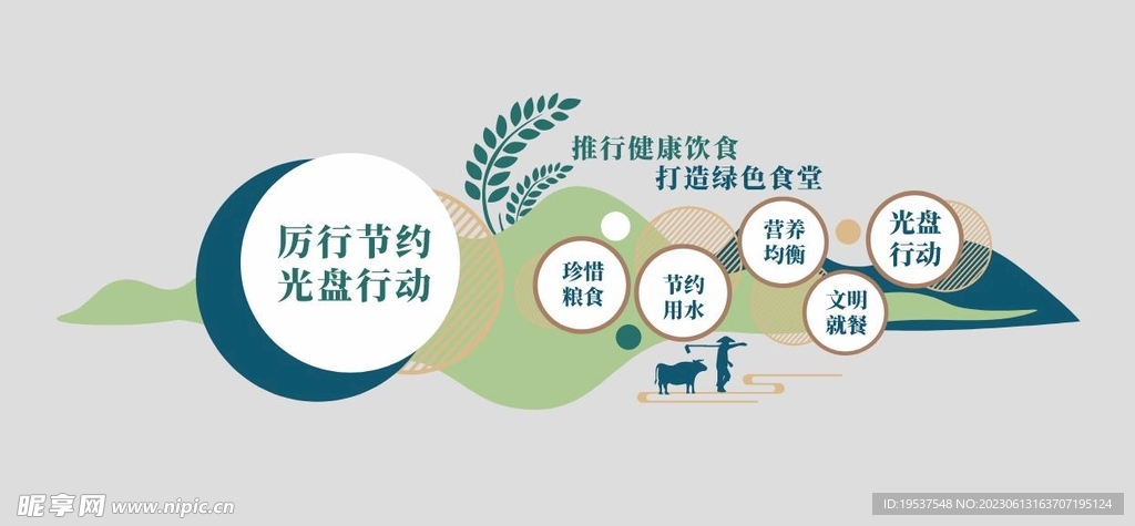食堂文化墙