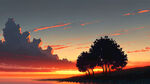 夕阳