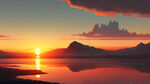 夕阳