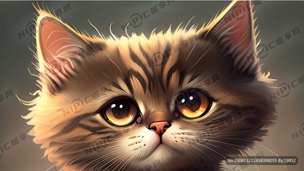 卡通猫爪