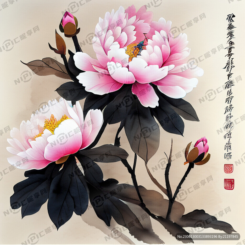 中国风 中国画 欧式花鸟 小鸟