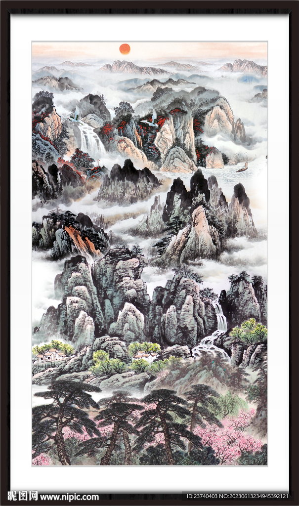 大厅山水
