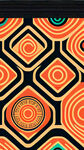 玛雅文化，图纹，撞色，平面设计，简单几何，亮色，长条，图腾纹路