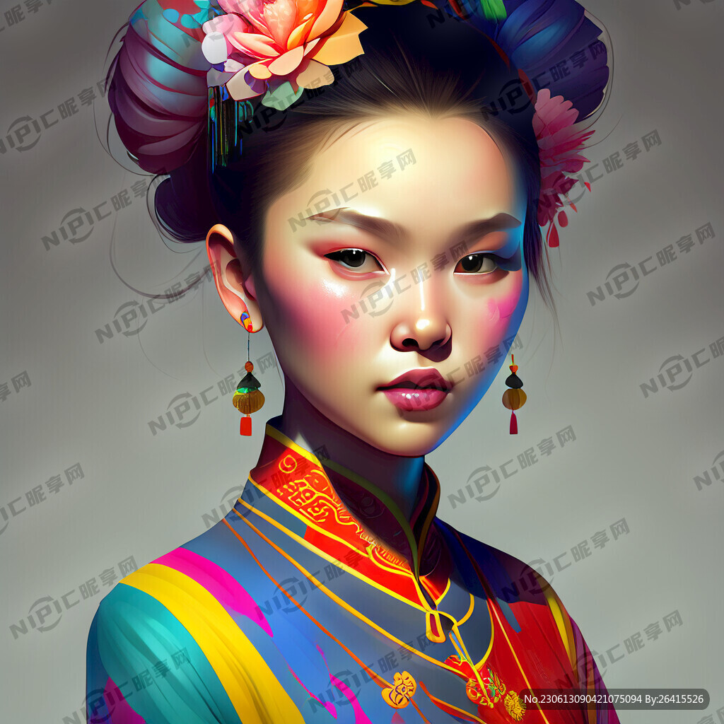 七彩女孩