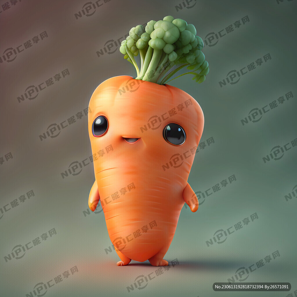 可爱的胡萝卜